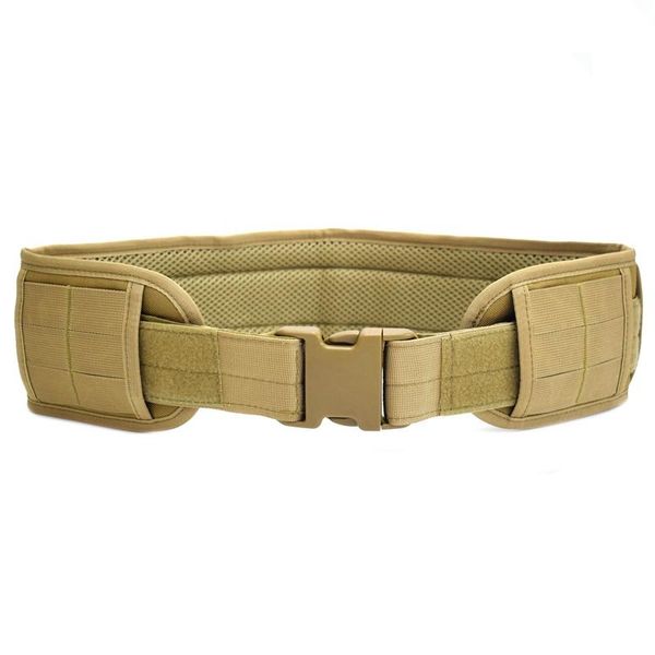 

men's waist belt outer waist belt padded cs multi-use equipment wide belts new, Black;gray