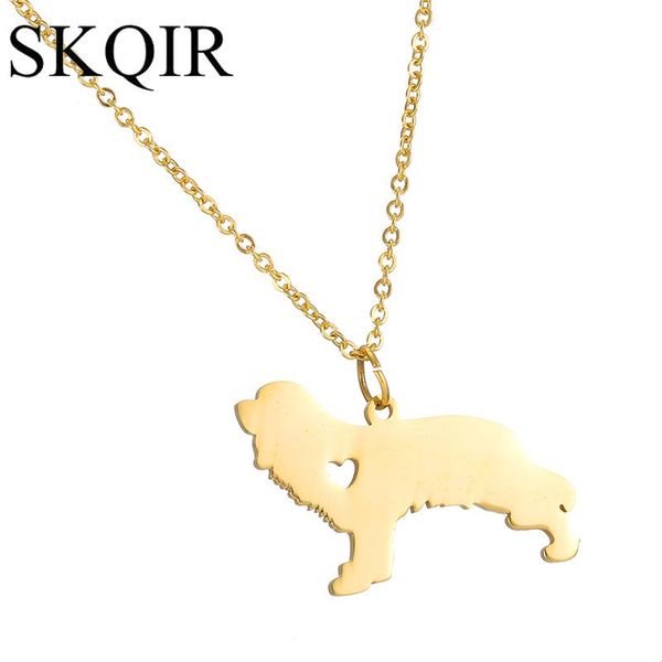 

cavalier dog king подвеска jewelrycustom имя сталь гравировка смазливого ожерелье животных сердце цвет золото нержавеющей sqcmvs bdefashion, Silver