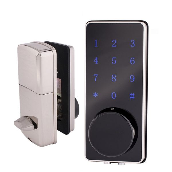 

smart bluetooth door lock with touch screen password and mobile app