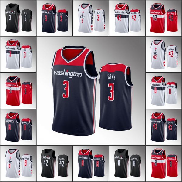 

мужской вашингтон волшебники баскетбол брэдли бил дэвис бертань руй хачимура нба 2020 джерси, Black