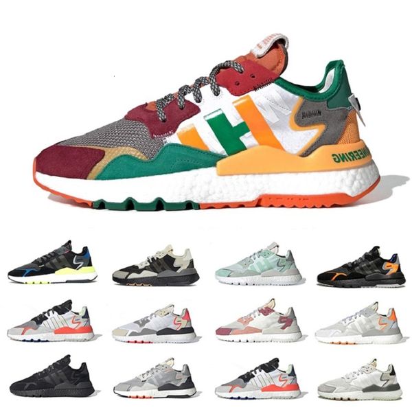 

white mountaineering gold black mixed color nite jogger night run mens running shoes sns ice mint collegiate green men women sports sneakers