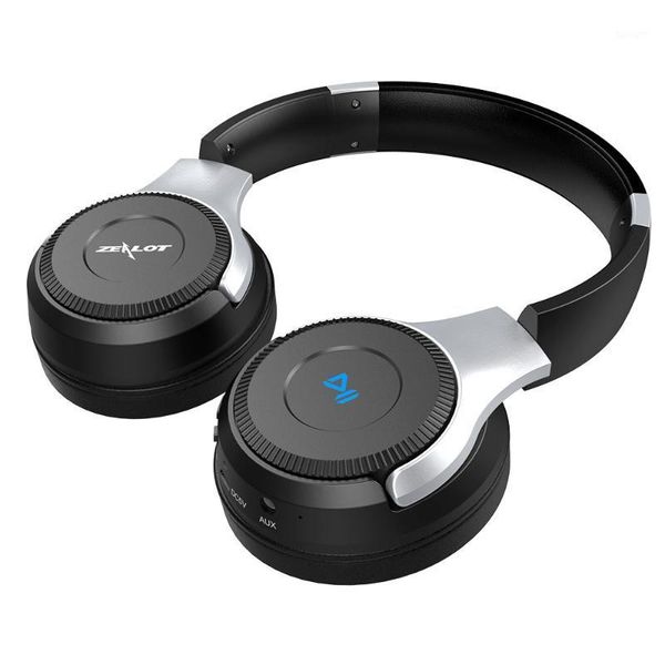 

zealot b26t wireless headphone stereo hifi bluetooth foldable headsets with microphone tf card slot touch control volume1