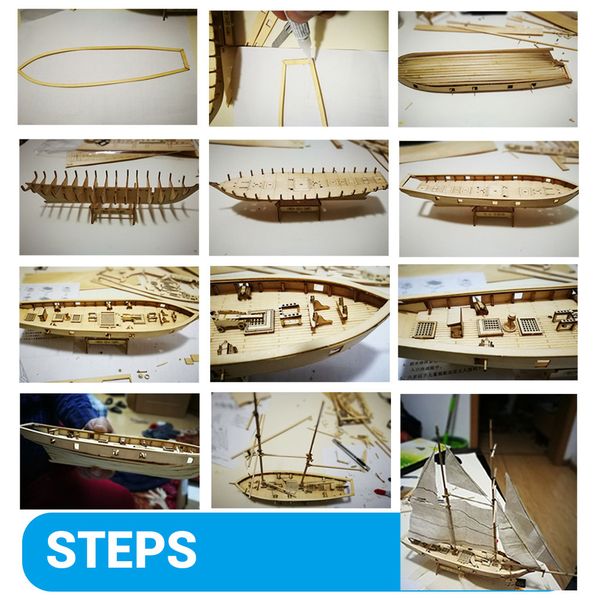 

set assembling building kits ship sailboat toys 1 sailing model assembled wooden kit diy wood crafts