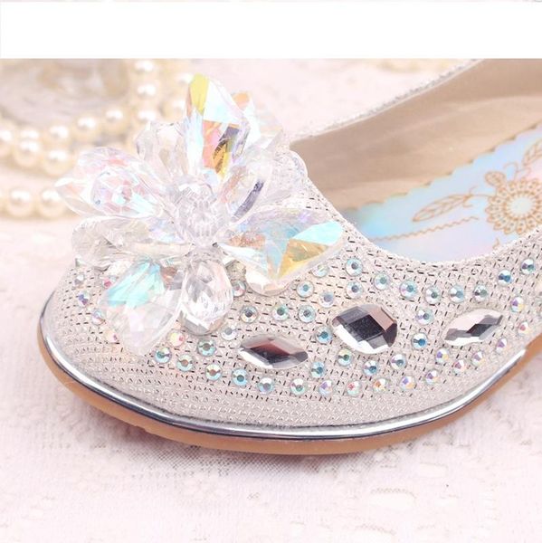

new spring autumn crystal shoes girls high fashion rhinestone princess dance shoes children baby casual leather shoes kids 03 wmtyaw xhlove, Black