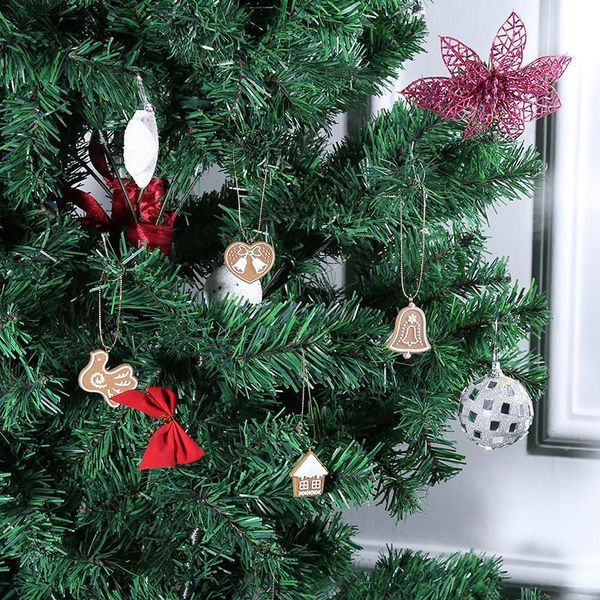 

11pcs diy christmas tree hanging snowflakes deer tree ornaments christmas tree decorations soft ceramic 11pcs diy designer bbychd