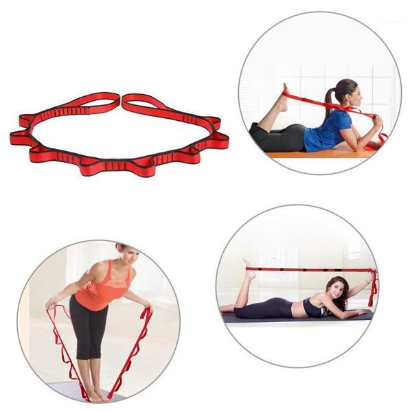 

resistance bands multi yoga stretch straps fitness polyester tension stretching belt for aerial hammock swing body building1