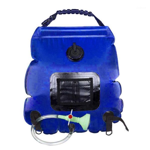 

outdoor bags water portable shower bag camping bath 20l capacity sunshine heat bathing1