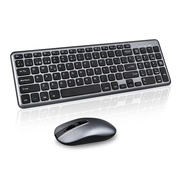 

wireless keyboard mouse set ergonomic mouse pc mause silent button keyboard and combo for notebook lappc