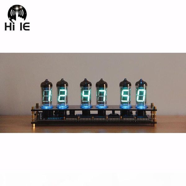 

creative glass gift iv11 fluorescent tube clock vfd diy kit glow tube clock boyfriend gift analog glow iv-11
