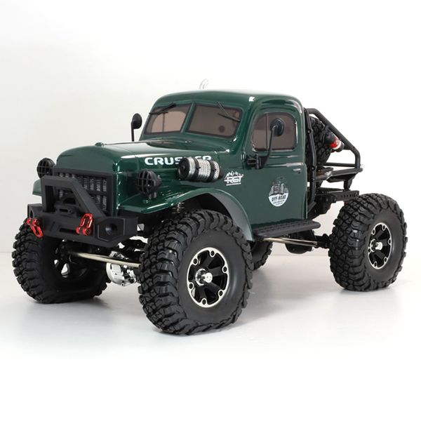 

rgt ex86181 crusher 1:10 rtr 4wd electric all-terrain climbing car 2.4g rc off-road vehicle - olive drab