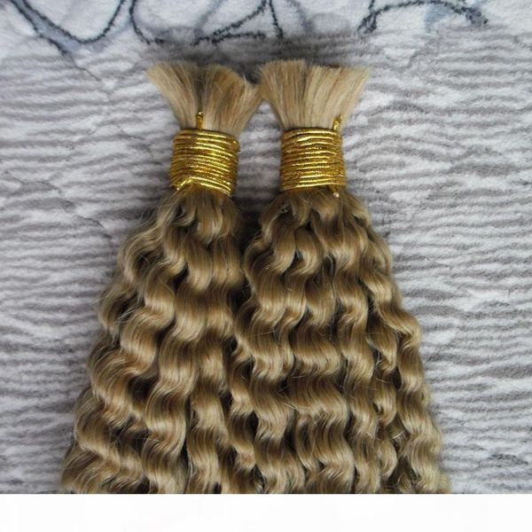 

bulk human hair wholesale 2 bundles bulk afro kinky curly braiding hair 200g no weft human hair bulk for braiding, Black