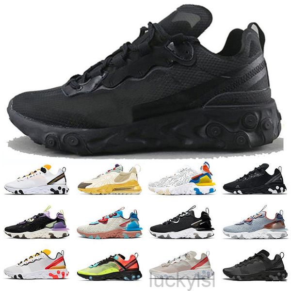

2020 react vision men women casual shoes react element 87 55 light bone honeycomb pn dust royal tint sail outdoor mens trainer kllt, Black