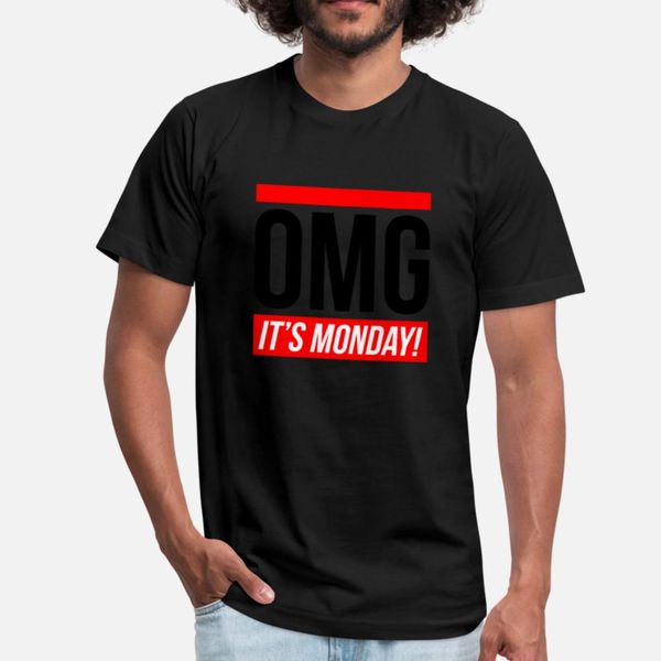 

omg it's monday t shirt customized black sports tracksuit hoodie sweatshirt