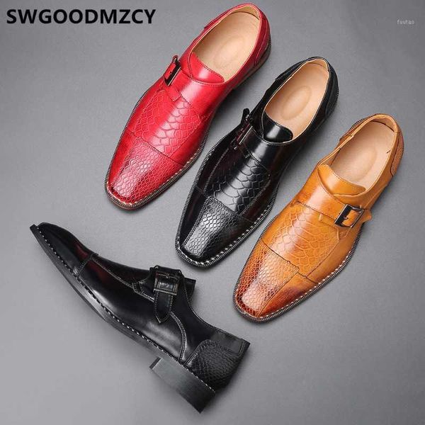 

monk strap business shoes men oxford leather luxury men shoes black suit vestidos de novia 2020 sapato social masculino1