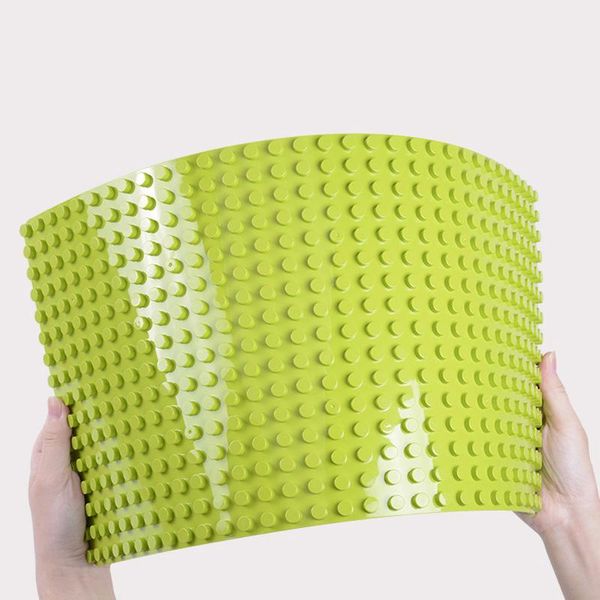 

gorock 2424 dots 38.438.4 cm diy кирпич образовательный строительные блоки базовых плат игрушки для детей подарки bbylxy homebag