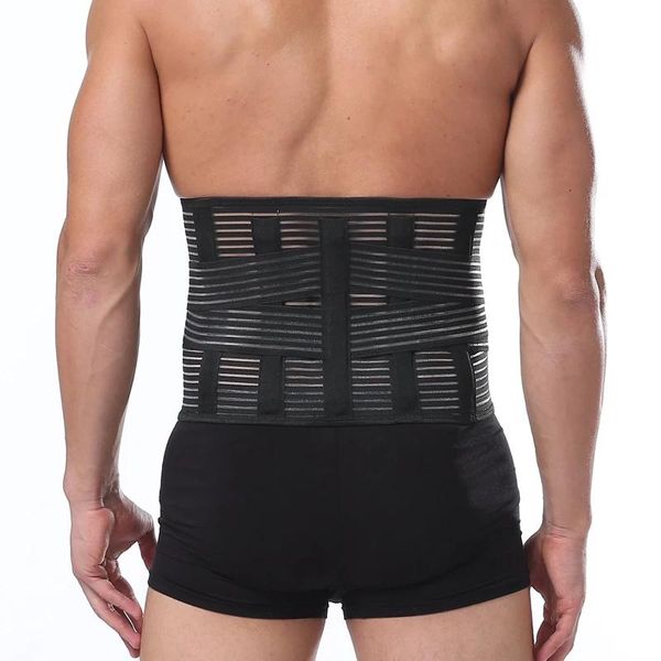 

waist support for chronic pain sciatica spasms nerve and herniated or slipped disc adjustable lumbar wrap management relief, Black;gray