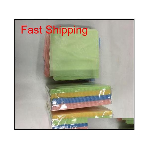 

100pcs/lot microfiber cleaning cloth for sunglasses phone screen camera lens glasses square clothes cleane qylbxh sweet07