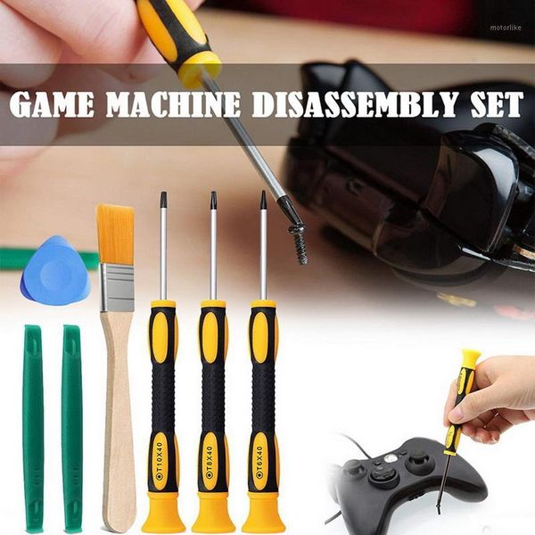 

8pcs/set torx t8 t6 t10 h35 screwdriver opening tools set repair tool kit screw driver pry for xbox 360 ps3 ps41
