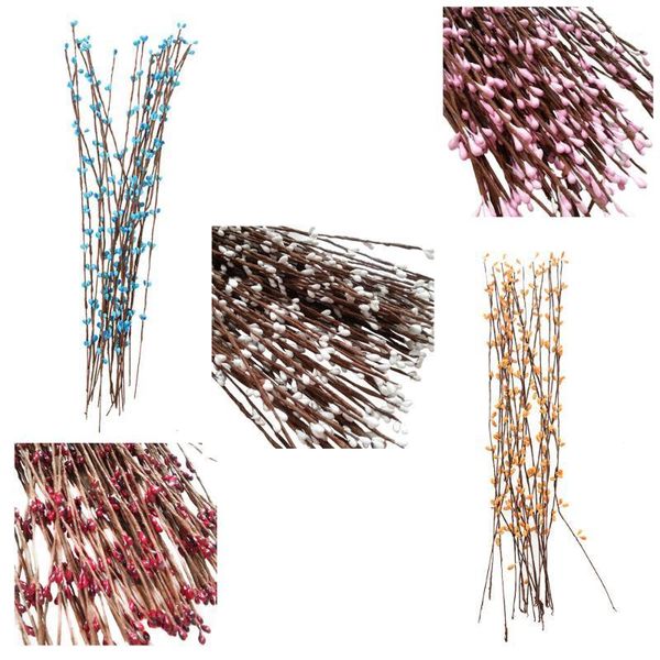 

20pcs artificial pip berries vine garland home wall party wedding decor1