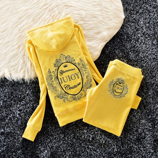 

2020 spring/autumn the brand of woven velvet suit women's clothing hoodies and sister fat pants cptz, Gray