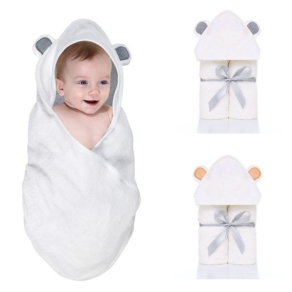 Confortável Bebê Baby Bathrobe Bebê Bebês Cobertor Capuz Crianças Com Capuz Bathrobe Criança Baby Bath Towel Kids Bath Bath Robe Infantil Toalha Y200428