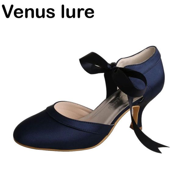 

dress shoes lure women navy blue closed toe for wedding mary janes, Black
