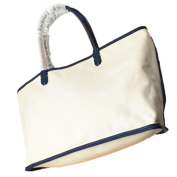 

fashion women designers handbags lady canvas bag tote bags with genuine leather trim and real handle womens purse