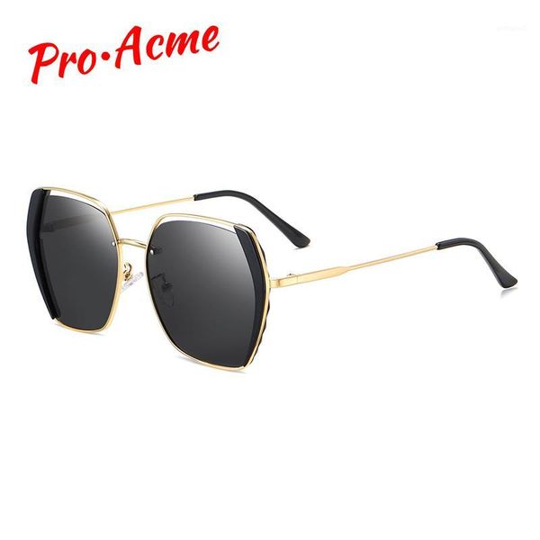 

sunglasses pro acme design square polarized women 2021 retro rivet oversized sun glasses shades for pc13491, White;black