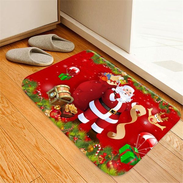 

2020 christmas mat outdoor carpet doormat santa ornament christmas decoration for home xmas navidad deco noel new year gift#301