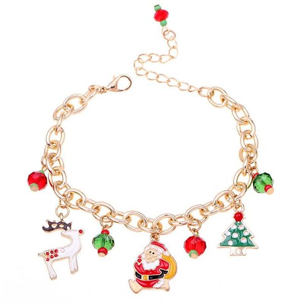 

christmas decorations santa claus bracelet merry tree decor for home noel ornaments xmas gift elk happy year 2021