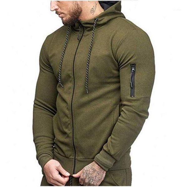

sudaderas con capucha de marca a la moda para hombre, primavera otoño 2020, sudaderas casuales, capucha de color só, 1, Black