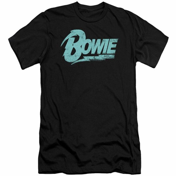 

david bowie men's logo slim fit t-shirt small black 190860994875 streetwear tee shirt sport hooded sweatshirt hoodie