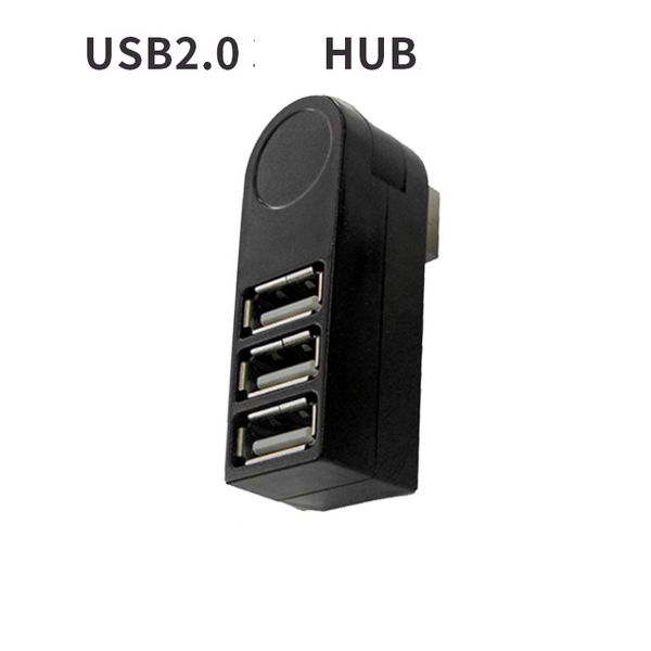 

высокоскоростной концентратор usb2.0 black mini usb 3 порта порта порты адаптер splitter adapter для расширения ноутбука пк usb 2.0 высокое