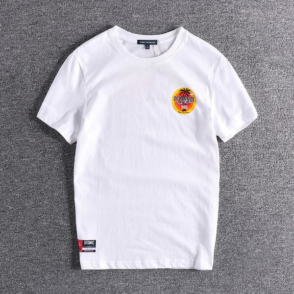 

2021 new mens clothing oversized men's round neck short-sleeved t-shirt male cartoon printed tees anime t shirt fmuj, White;black