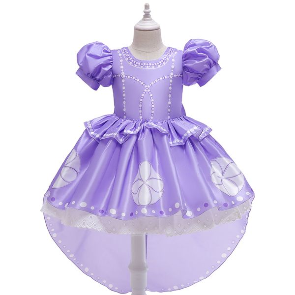 

girl princess dress kids summer clothes children birthday party cosplay fancy costume for girls gown tulle dresses up lj200923, Red;yellow