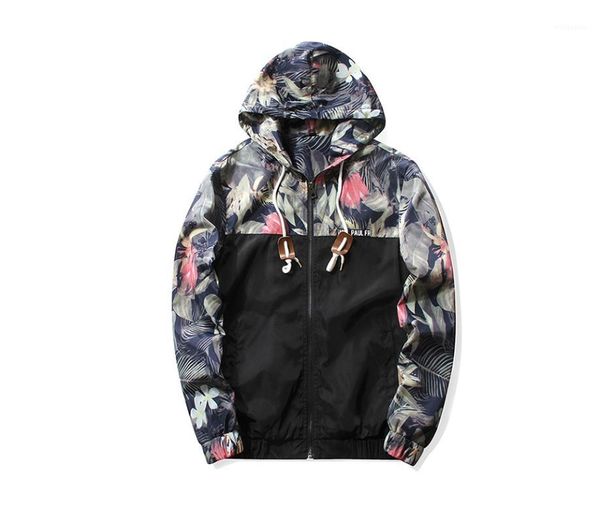 

asstseries floral fashion jackets men hip hop slim fit flowers pilot bomber jacket coat men's hooded jackets plus size 5xl1, Black;brown
