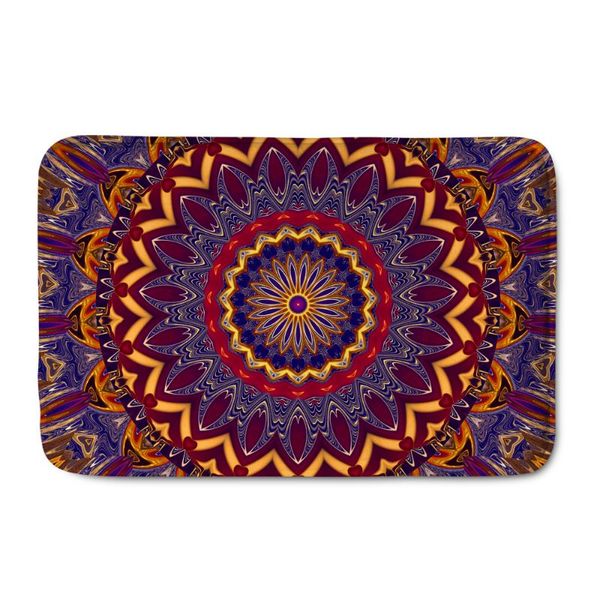 

cushion/decorative pillow living room doormats colorful mandala style anti-slip home decorative kitchen floor carpet entrance door mat in ha