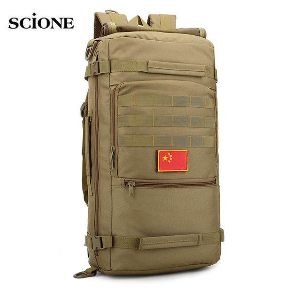 

molle 50l camping rucksack tactical military backpack tactical backpacks camouflage hiking outdoor bag sac de sport pack xa632wa 95