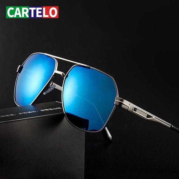 

sunglasses cartelo men polarized outdoor casual men's glasses driver driving toad mirror special uv400, White;black