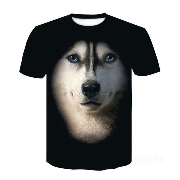 

wolf animal cool personality 3d print shirts humor aesthetic graphic men clothing