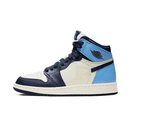 

original air 1 og chicago mid-men&#39s shoes size 40-45 comfortable c30806, Black