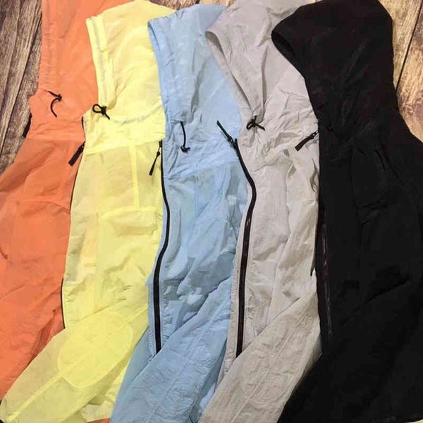 

Men's Jackets jacket Lightweight sunscreen casual fashion summer sportswear zipper hooded simple solid color couple ventilation easy UASY, Black;brown