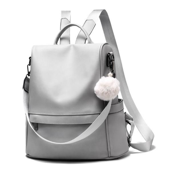 

acelure fur ball подвеска solid pu leather red soft high capacity женщина рюкзак больших ранцы для студентов подросток bagpacks yxlaxu