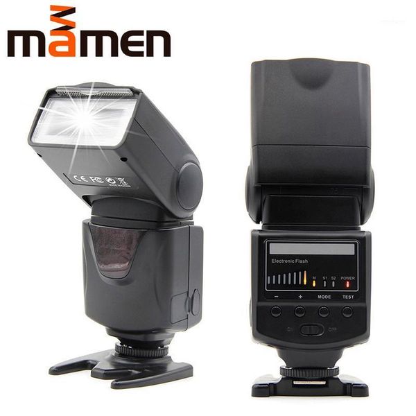 

flashes mamen km-680 speedlight camera flash light 5600k led lamp with fill for dslr 5d2 60d 70d d5300 d7200 the flash1