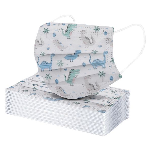 

fashion non-woven face 10/20/30pcs children disposable printing cover mouth mask with design masque mariage