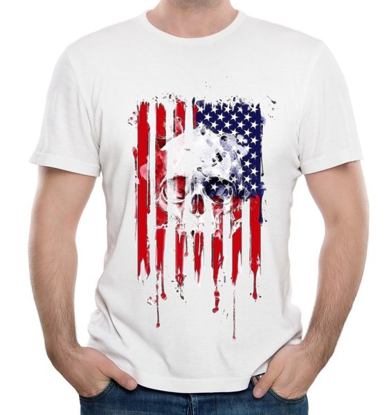 

cool men's american skull us flag pride short sleeve s 3xl hoodie designers t shirts sweatshirt