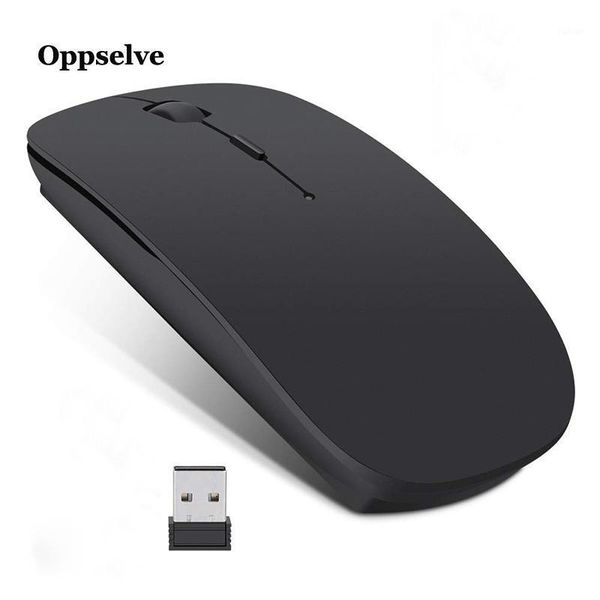 

mice oppselve silent wireless mouse usb computer mause trackball rechargeable 4.0 ergonomic silm for pc lap