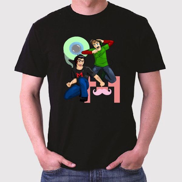 

markiplier jacksepticeye famous vlogger black t shirt size s to 3xl hipster tees summer t shirt printing sport hooded sweatshirt hoodie