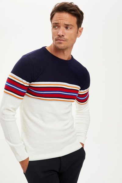 

defacto man pullover-s0311az20au, White;black