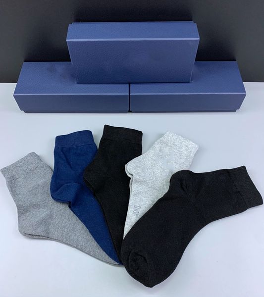 

man and women casual socks luxury designer men and women fashion sports sock 100% cotton letter printing fashion socks, Black